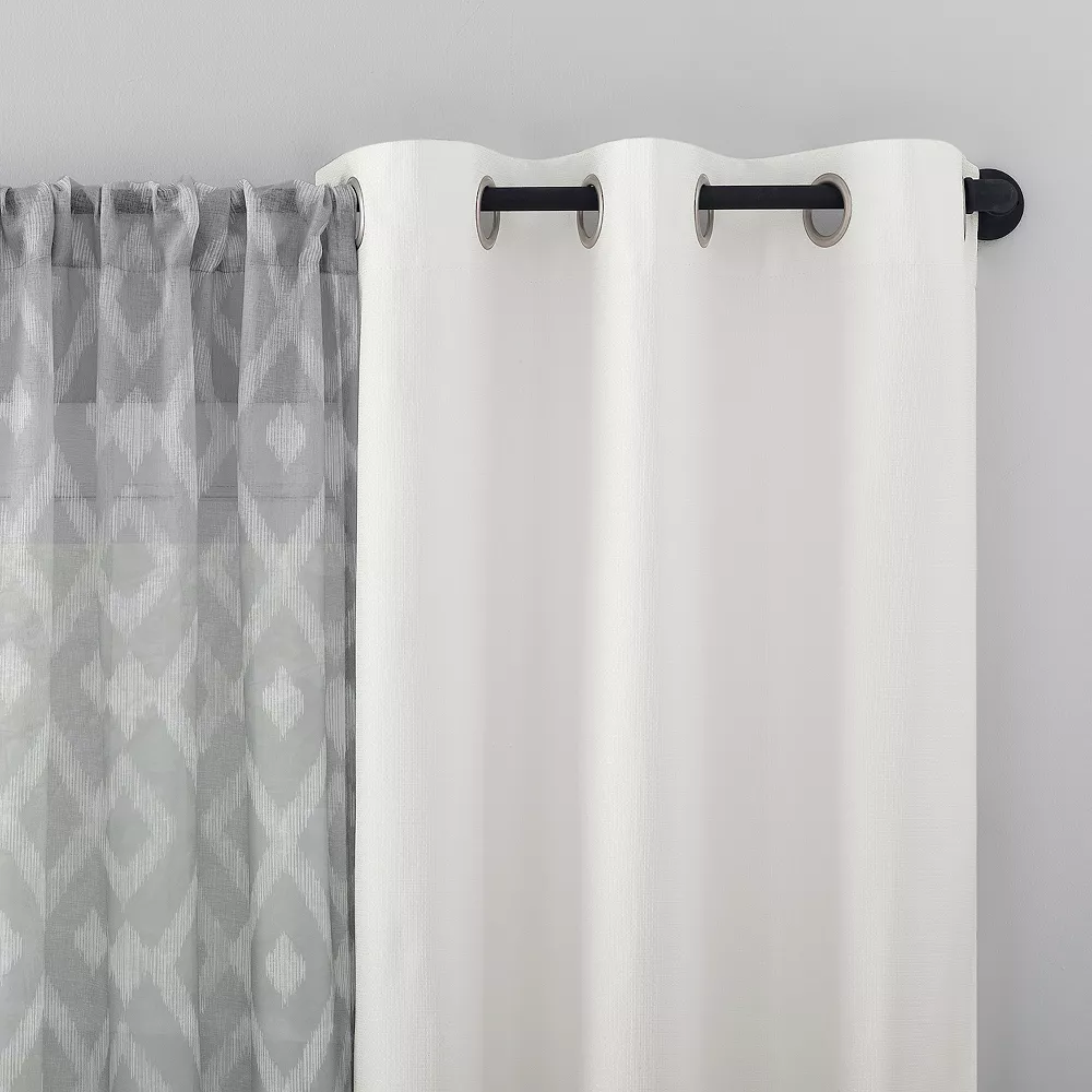 The Big One® Nova Set Of 4 Window Curtain Panels 4 The Big One® Nova Set Of 4 Window Curtain Panels - Image 2