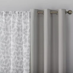 The Big One® Nara Set Of 4 Window Curtain Panels 11 The Big One® Nara Set Of 4 Window Curtain Panels -Greenland Home Fashions Shop 5833098 ALT3