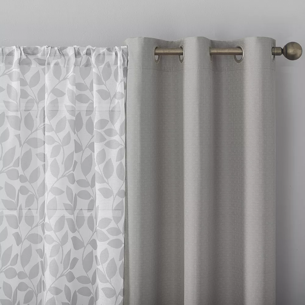 The Big One® Nara Set Of 4 Window Curtain Panels 6 The Big One® Nara Set Of 4 Window Curtain Panels - Image 4