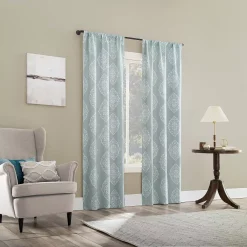 The Big One® Riano Light Filtering Rod Pocket Set Of 2 Curtain Panels -Greenland Home Fashions Shop 5840361 ALT5