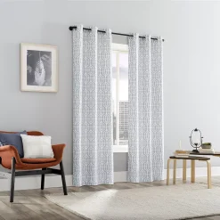 The Big One® Belmond Trellis Print Light Filtering Grommet Set Of 2 Curtain Panels 13 The Big One® Belmond Trellis Print Light Filtering Grommet Set Of 2 Curtain Panels -Greenland Home Fashions Shop 5840373 ALT5