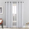 The Big One® Belmond Trellis Print Light Filtering Grommet Set Of 2 Curtain Panels -Greenland Home Fashions Shop 5840373 Gray