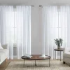 Laura Ashley Curtains Sheer Piermont Set Of 4 Window Curtain Panels -Greenland Home Fashions Shop 5852152