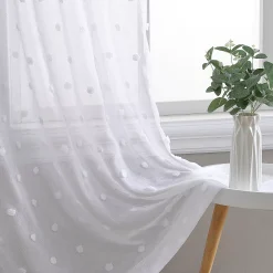 Laura Ashley Curtains Sheer Set Of 2 Penelope Window Curtain Panels -Greenland Home Fashions Shop 5853697 ALT2