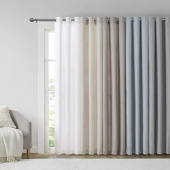 Madison Park Colm 2-Pack Basketweave Room Darkening Window Curtain Panels -Greenland Home Fashions Shop 5874976 ALT8