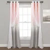 Lush Décor Lush Decor Umbre Fiesta Sheer Printed Light Filtering Window Curtain Panel -Greenland Home Fashions Shop 5875242 Blush