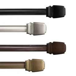 Rod Desyne Jasur 5/8" Curtain Rod 84"-120" -Greenland Home Fashions Shop 5876490 ALT