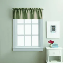 Curtainworks Twill 3-Piece Valance & Tier Set -Greenland Home Fashions Shop 5889519 ALT2