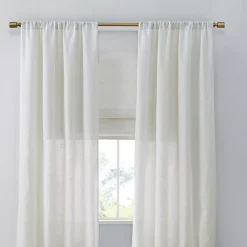 Madison Park Suvi Set Of 2 Linen Blend Textured Light Filtering Window Curtain Panels 10 Madison Park Suvi Set Of 2 Linen Blend Textured Light Filtering Window Curtain Panels -Greenland Home Fashions Shop 5893736 ALT2