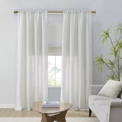 Madison Park Suvi Set Of 2 Linen Blend Textured Light Filtering Window Curtain Panels 13 Madison Park Suvi Set Of 2 Linen Blend Textured Light Filtering Window Curtain Panels -Greenland Home Fashions Shop 5893736 ALT5