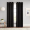 Eclipse Darrell Energy Saving Blackout Grommet Window Curtain Panel -Greenland Home Fashions Shop 5903348 Black