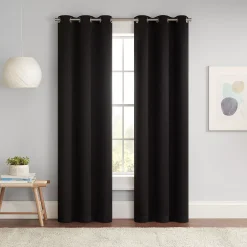 Eclipse Darrell Energy Saving Blackout Grommet Window Curtain Panel