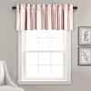 Lush Décor Lush Decor Farmhouse Stripe Yarn Dyed Valance 1 Lush Décor Lush Decor Farmhouse Stripe Yarn Dyed Valance -Greenland Home Fashions Shop 5913740 Red