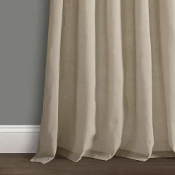 Lush Décor Lush Decor Burlap Knotted Tab Top Set Of 2 Window Curtain Panels -Greenland Home Fashions Shop 5913752 ALT2