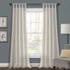 Lush Décor Lush Decor Burlap Knotted Tab Top Set Of 2 Window Curtain Panels -Greenland Home Fashions Shop 5913752 Light Linen
