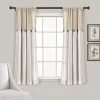 Lush Décor Lush Decor Linen Button Window Curtain Panel 1 Lush Décor Lush Decor Linen Button Window Curtain Panel -Greenland Home Fashions Shop 5913757