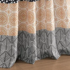 Lush Décor Lush Decor Set Of 2 Bohemian Stripe Window Curtain Panels -Greenland Home Fashions Shop 5947398 ALT4
