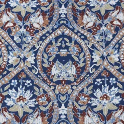 Indigo Ink Dacha Navy Ogee Rod Pocket Blackout Window Curtain Panel -Greenland Home Fashions Shop 5966140 ALT3