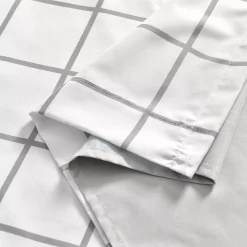 Lush Décor Lush Decor Urban Square Grid Set Of 2 Window Curtain Panels -Greenland Home Fashions Shop 5980067 ALT4