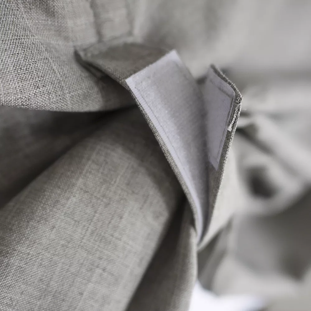 No. 918 Noah Heathered Texture Rod Pocket Window Tie-up Shade 6 No. 918 Noah Heathered Texture Rod Pocket Window Tie-up Shade - Image 4