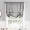 No. 918 Noah Heathered Texture Rod Pocket Window Tie-up Shade 1 No. 918 Noah Heathered Texture Rod Pocket Window Tie-up Shade -Greenland Home Fashions Shop 5980342 Gray