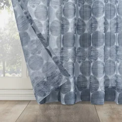 No. 918 Tokai Geometric Print Sheer Rod Pocket Window Curtain Panel -Greenland Home Fashions Shop 5980344 ALT3