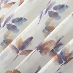 No. 918 Ellie Floral Print Sheer Rod Pocket Window Curtain Panel -Greenland Home Fashions Shop 5980377 ALT2