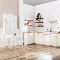 No. 918 Allerton Embroidered Rod Pocket Kitchen Window Curtain Valance 12 No. 918 Allerton Embroidered Rod Pocket Kitchen Window Curtain Valance -Greenland Home Fashions Shop 5980378 ALT4