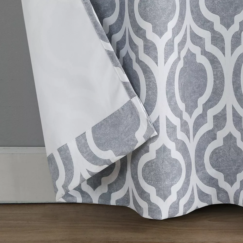 Sun Zero Eldon Trellis Print Blackout Grommet Window Curtain Panel 6 Sun Zero Eldon Trellis Print Blackout Grommet Window Curtain Panel - Image 4