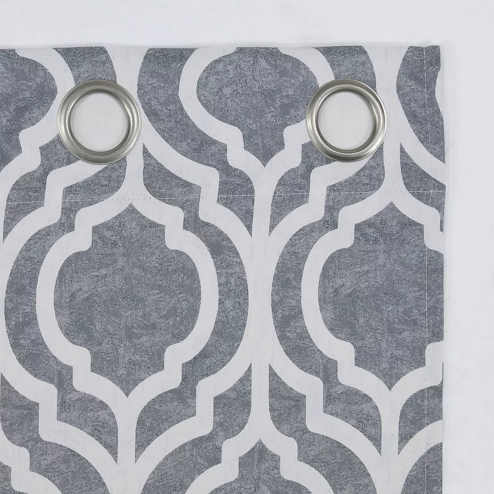 Sun Zero Eldon Trellis Print Blackout Grommet Window Curtain Panel 7 Sun Zero Eldon Trellis Print Blackout Grommet Window Curtain Panel - Image 5