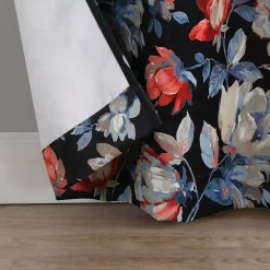Sun Zero Irma Vintage Floral Blackout Grommet Window Curtain Panel 11 Sun Zero Irma Vintage Floral Blackout Grommet Window Curtain Panel -Greenland Home Fashions Shop 5985407 ALT3