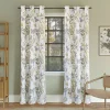 Sun Zero Remi Floral Leaf Print Blackout Grommet Curtain Panel -Greenland Home Fashions Shop 5985408