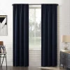 Sun Zero Bergen Theater Grade Extreme 100% Blackout Window Curtain Panel -Greenland Home Fashions Shop 5985409 Navy