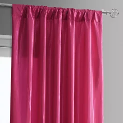 EFF Banded Faux Silk Taffeta & Plush Velvet Curtain 10 EFF Banded Faux Silk Taffeta & Plush Velvet Curtain -Greenland Home Fashions Shop 5986736 ALT2