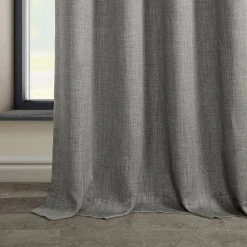 EFF Faux Linen Grommet Room Darkening Window Curtain 11 EFF Faux Linen Grommet Room Darkening Window Curtain -Greenland Home Fashions Shop 5986747 ALT3