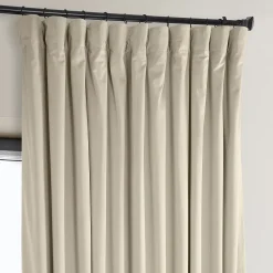 EFF Signature Plush Velvet Extrawide Hotel Blackout Window Curtain -Greenland Home Fashions Shop 5986753 ALT2