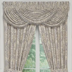 Five Queens Court Angelo Spa Window Waterfall Valance -Greenland Home Fashions Shop 5998651 ALT6