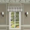 Five Queens Court Othello Linen Window Straight Valance -Greenland Home Fashions Shop 5998674