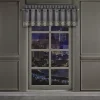 Five Queens Court Darwin Charcoal Window Straight Valance -Greenland Home Fashions Shop 5998684