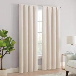 Eclipse Magnitech Cannes Textured Solid 100% Blackout Rod Pocket Magnetic Closure Window Curtain Panel 11 Eclipse Magnitech Cannes Textured Solid 100% Blackout Rod Pocket Magnetic Closure Window Curtain Panel -Greenland Home Fashions Shop 6002679 ALT4
