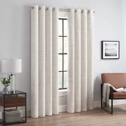 Eclipse Magnitech Branson Stripe 100% Blackout Grommet Magnetic Closure Window Curtain Panel 12 Eclipse Magnitech Branson Stripe 100% Blackout Grommet Magnetic Closure Window Curtain Panel -Greenland Home Fashions Shop 6002748 ALT4