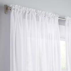 Eclipse Livia Sheer Voile Rod Pocket Window Curtain Panel -Greenland Home Fashions Shop 6002843 ALT4