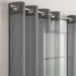 Eclipse Emina Crushed Sheer Voile Grommet Window Curtain Panel -Greenland Home Fashions Shop 6002859 ALT5
