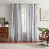G.H. Bass & Co. Bay Stripe Poletop Navy Set Of 2 Window Curtain Panels -Greenland Home Fashions Shop 6046104