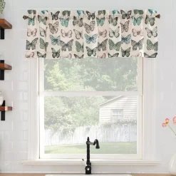No. 918 Magdalena Crushed Voile Sheer Rod Pocket Window Curtain Valance