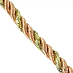 Sunnydaze Decor Sunnydaze Indoor/Outdoor Rope Curtain Tiebacks - Gold - Set Of 2 -Greenland Home Fashions Shop 6068492 ALT2