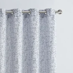 VCNY Home Leah Textured Leaf Grommet Window Curtain Panel 6 VCNY Home Leah Textured Leaf Grommet Window Curtain Panel -Greenland Home Fashions Shop 6075560 ALT