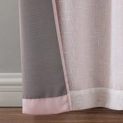 Hopscotch Ellie Blackout Set Of 2 Window Curtain Panels With Sheer Metallic Overlay -Greenland Home Fashions Shop 6091949 ALT2