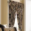 Five Queens Court Brooke Set Of 2 Window Curtain Panels 2 Five Queens Court Brooke Set Of 2 Window Curtain Panels -Greenland Home Fashions Shop 6125137 Black