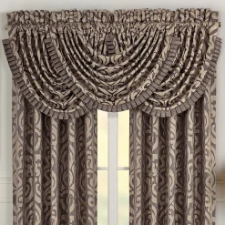Five Queens Court Antonia Mink Window Waterfall Valance
